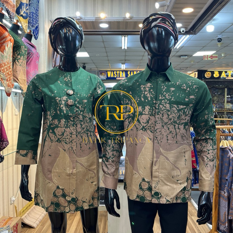 Baju Batik Tunik | Batik Couple Elegan | Atasan Batik Wanita | Seragam Batik Guru | Bahan Katun Halu