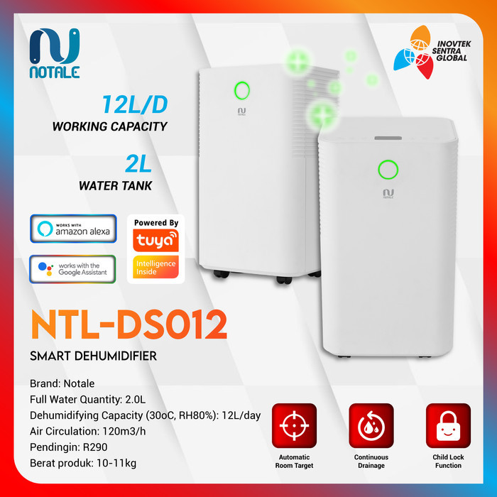 Notale Dehumidifier Suvo Air Humidity Dryer - Penyerap Kelembapan - NOTALE SECO