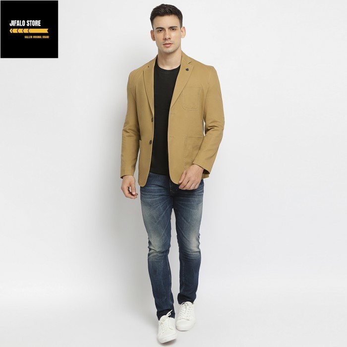 Blazer Casual Pria / Jas Blazer pria / blazer katun pria casual - M