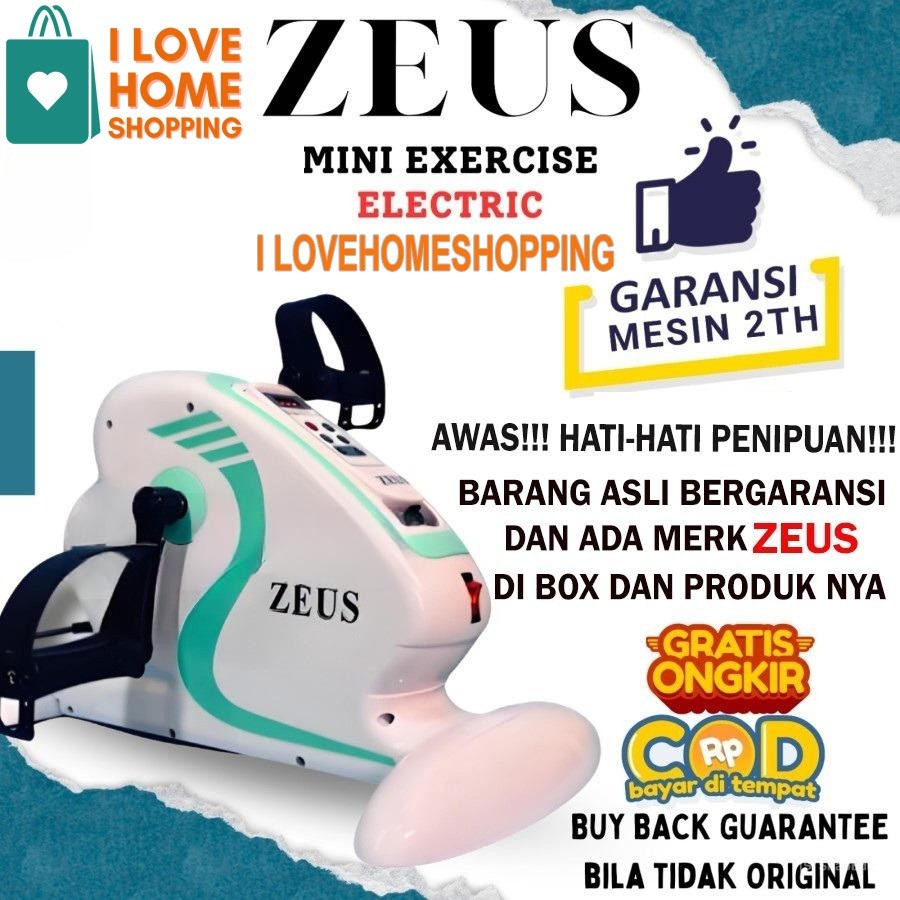 Zeus Mini Bike - Zeus Mini Elektrik Bike - Sepeda Statis Terapi - sepeda terapi statis