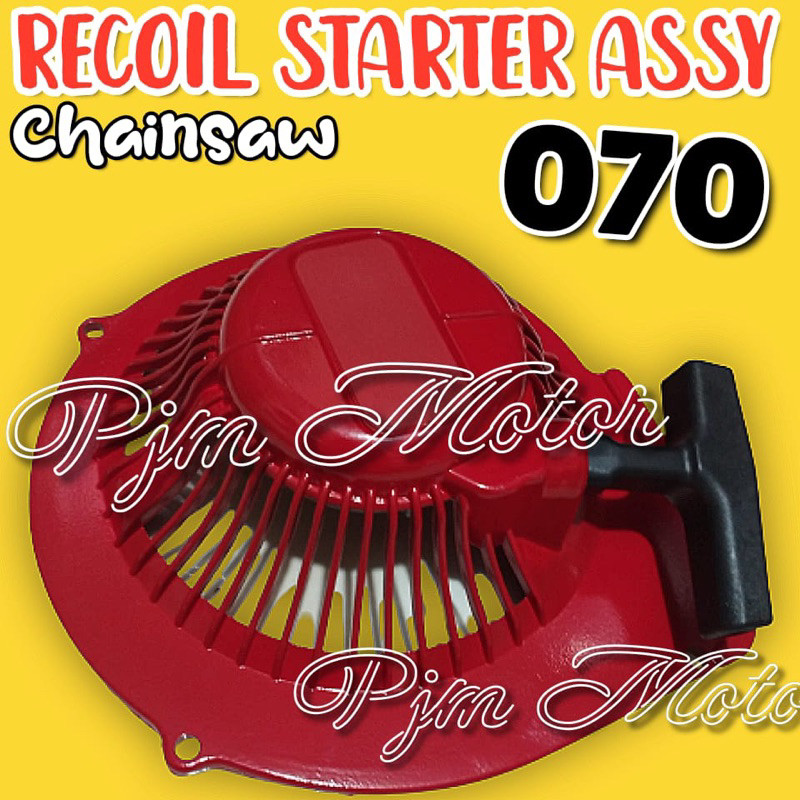 

070 Recoil starter Tarikan kap engkol stater Engkolan mesin chainsaw senso sinso besar Alma 070 amplas