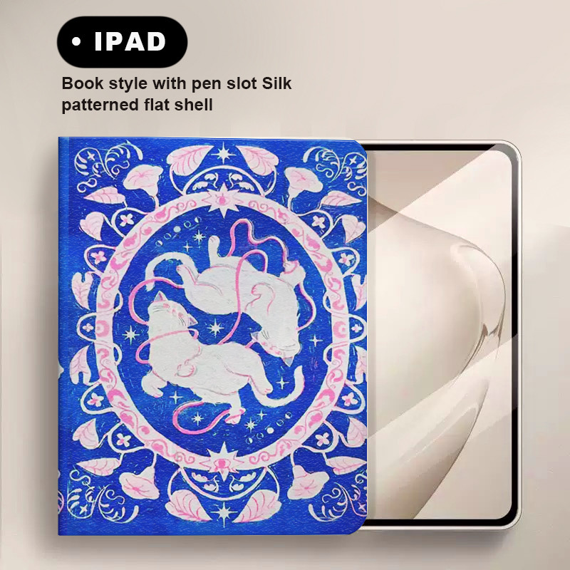 Lukisan Kucing Misterius Case tablet Xiaomi 5 11 inch 6 11 inch Pad 6S Pro 12.4 inch Redmi Pad PRO 1