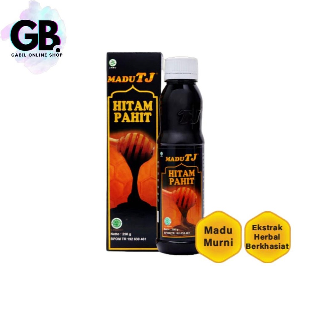 

Madu TJ Hitam Pahit 250gr- Untuk Meredakan Peradangan Diabetes Hipertensi Asam Urat Lambung Maag Honey Syrup Herbal