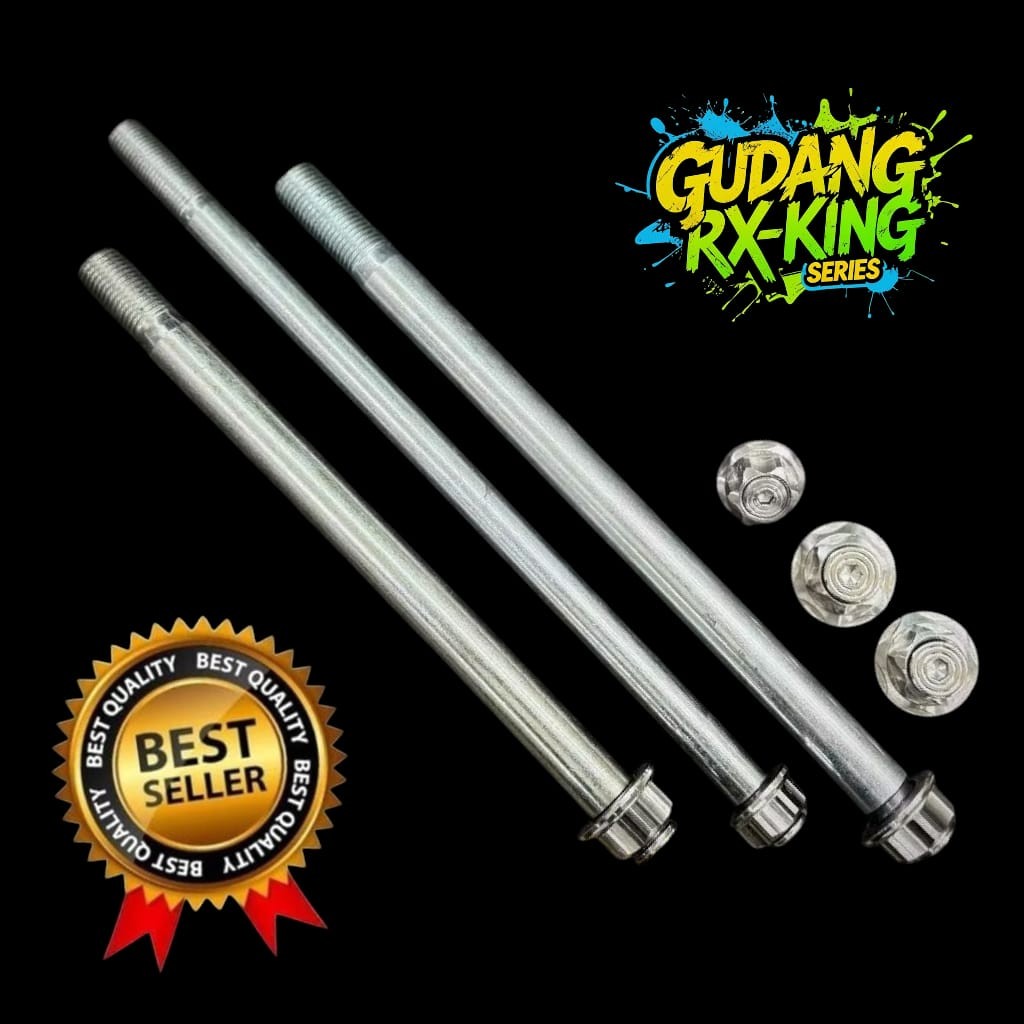 As Roda RX KING Depan Arm Belakang Mur Stainless CNC Set Probolt