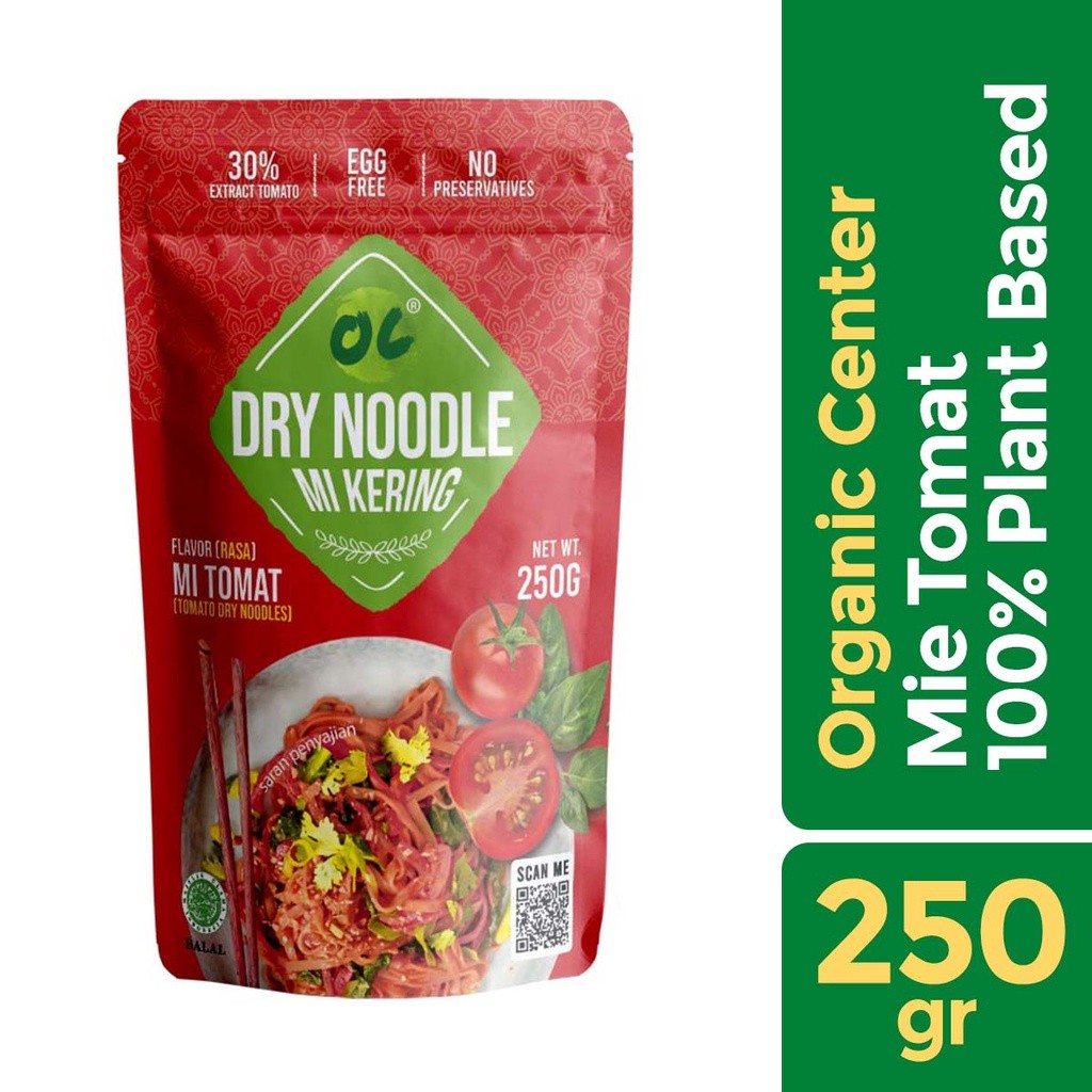 

Organic Center - Healthy Noodle Original Tomat (Pink) 250gr - Mie Sayur - Diet