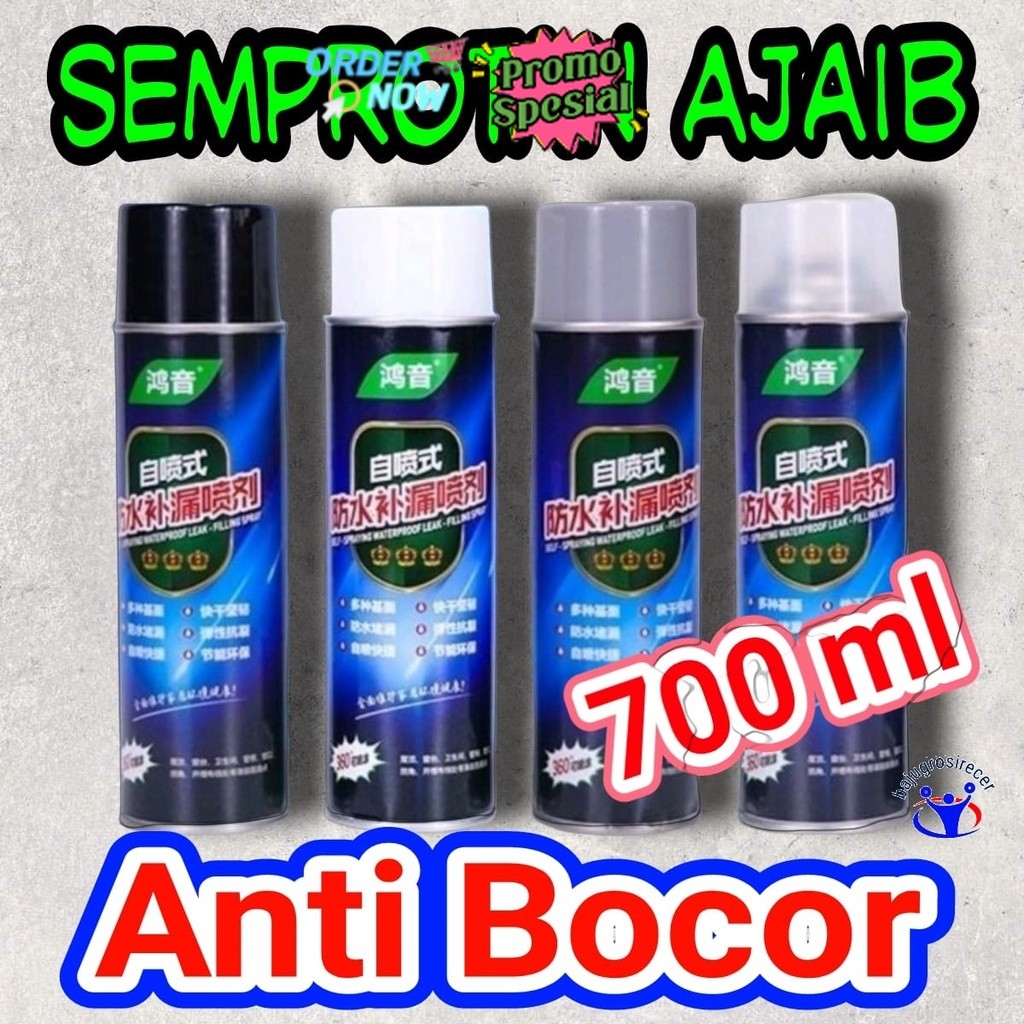 Bisa Cod Semprotan Anti Bocor Ajaib Spray Anti Bocor Atap Tahan Air Waterproof Anti Bocor Semprot Se