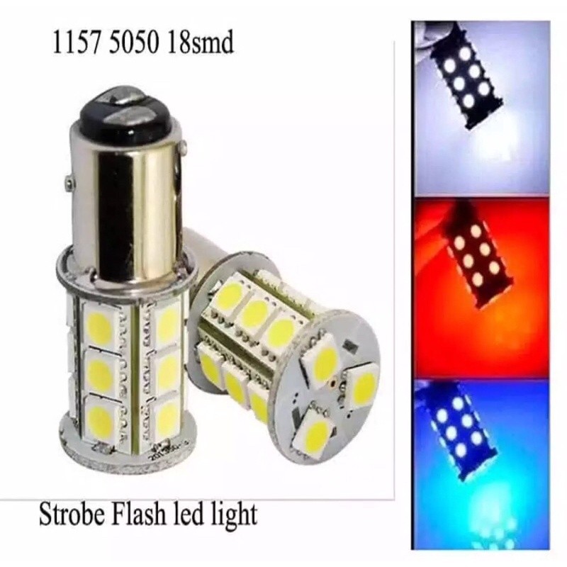 Lampu stop rem Led mata 16 strobo universal semua motor