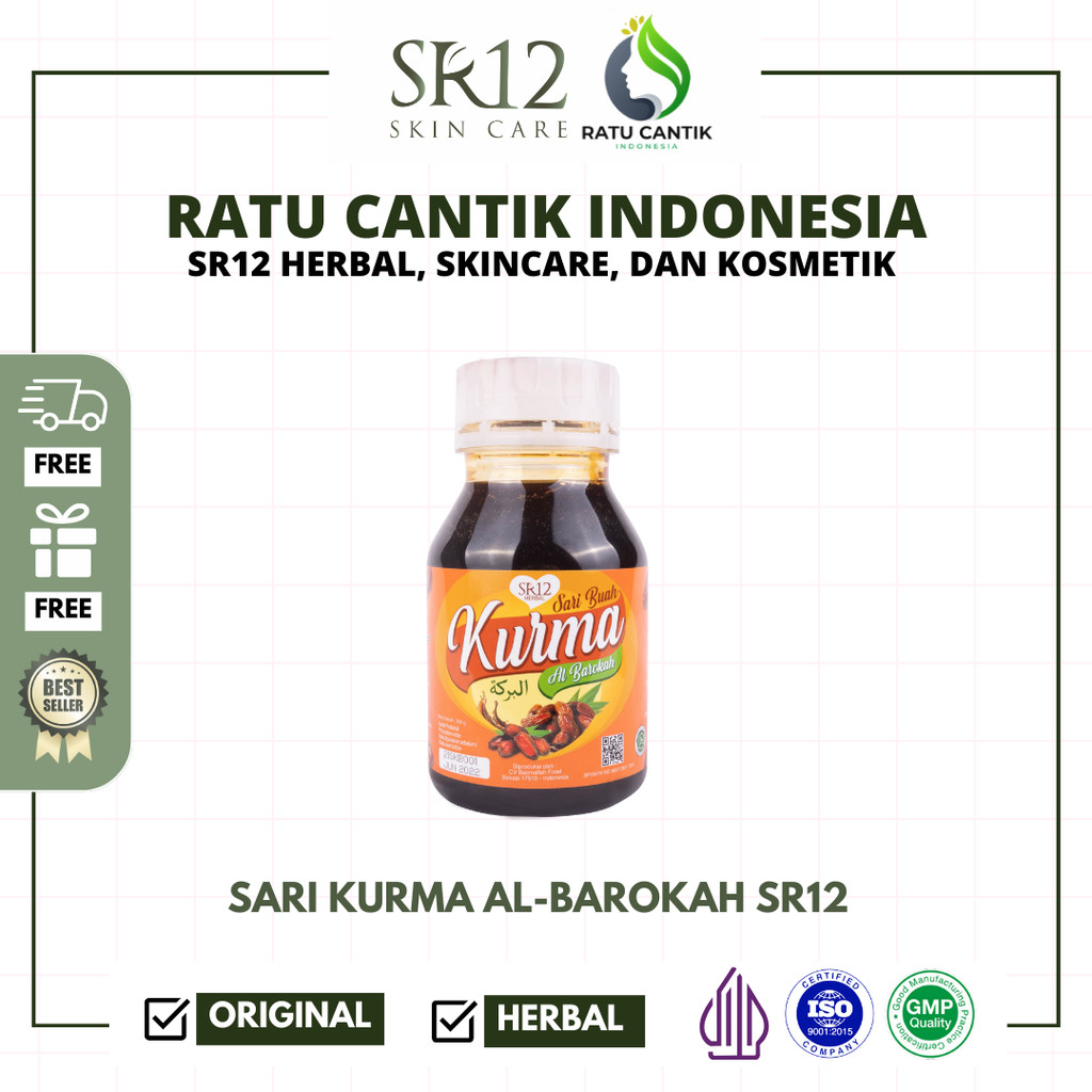

[RCI] SARI BUAH KURMA AL BAROKAH SR12/ SARI KURMA ASLI/ MENINGKATKAN STAMINA TUBUH / MENCEGAH ANEMIA