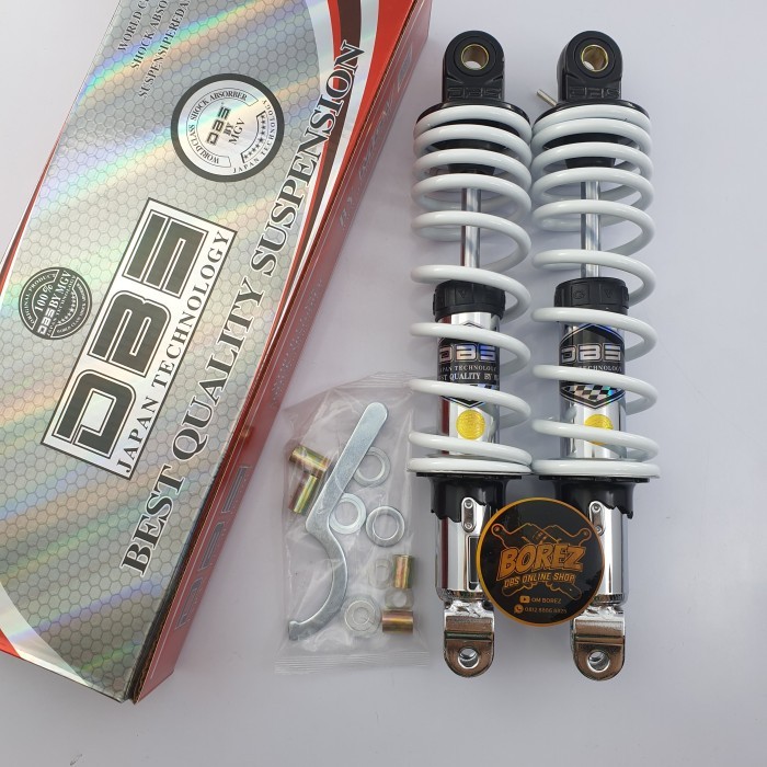shock aerox 155 DBS ORIGINAL NON TABUNG sepasang - Putih, 305mm