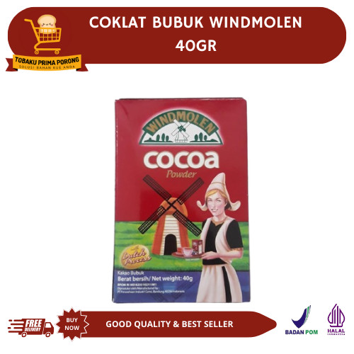 

COCOA POWDER WINDMOLEN 40 GR / coklat bubuk