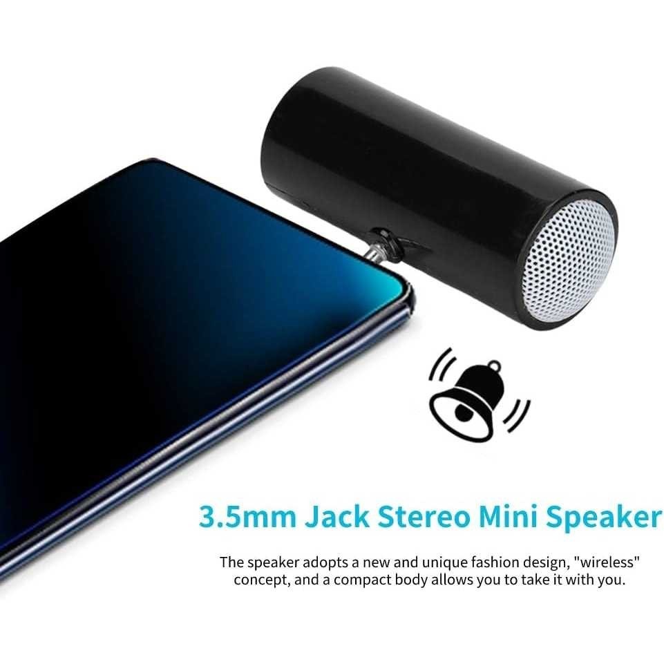Speaker Mini Portable Stereo Active Speaker Port 3.5mm untuk HP Smartphone