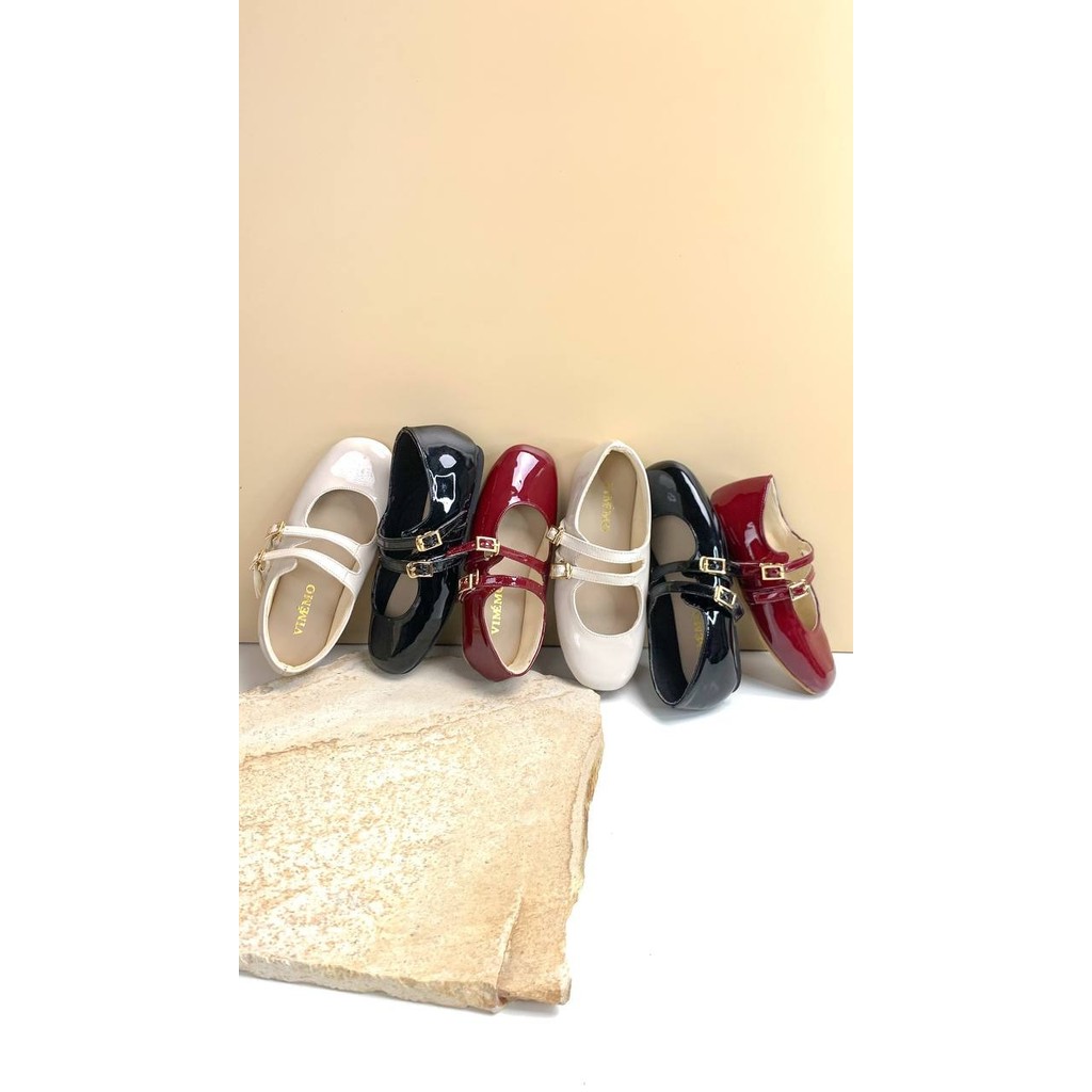 Vimemo Berryl Kids - Sepatu Anak Mary Jane Sepatu Sekolah Anak