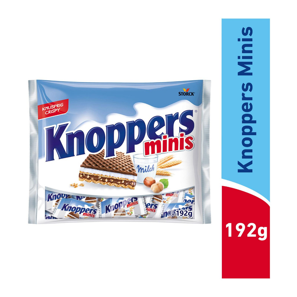 

KNOPPERS MINIS MULTIPACK 192gr | SNACKIMPORT