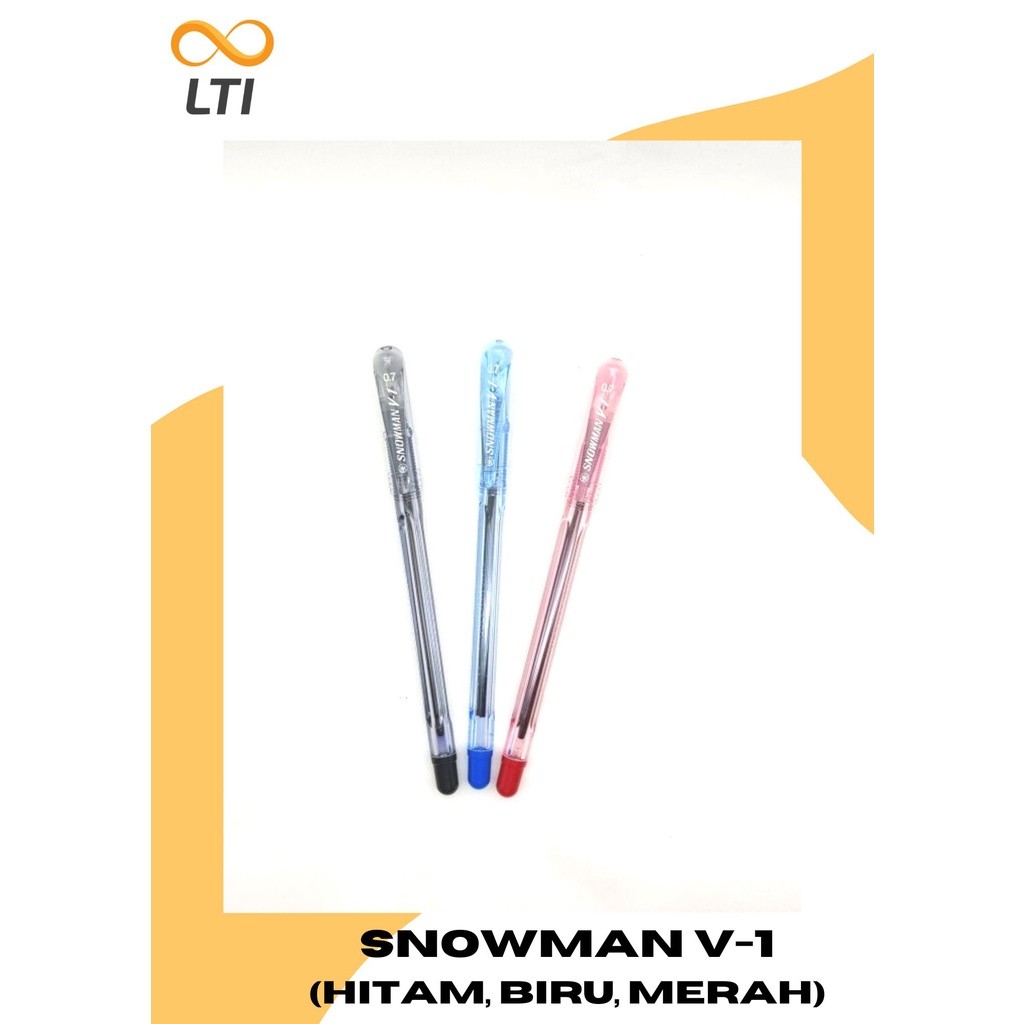 

Ballpoint Bolpen Snowman V-1 Fine Semi Gel Pulpen (PCS) - HEMAT