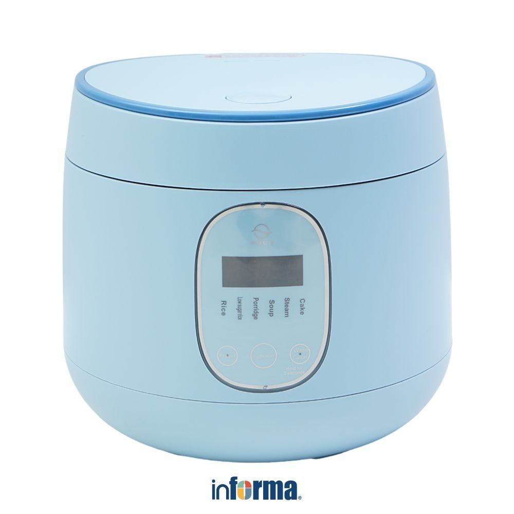 Kels 800 ml Willo Rice Cooker Low Sugar - Biru