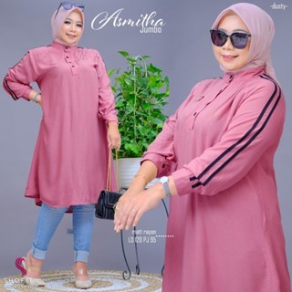 CANTIKA TUNIK JUMBO MODEL TERBARU TERLARIS DAN TERMURAH BAHAN RAYON TWILL