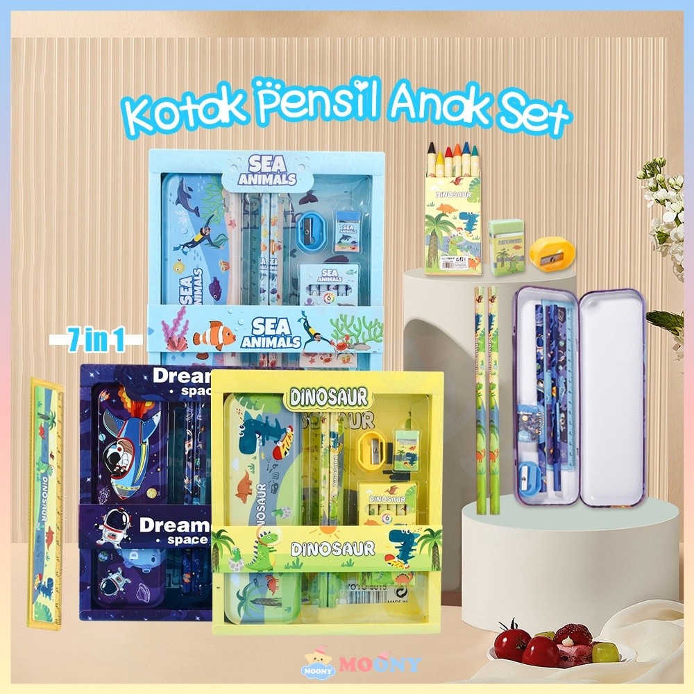 

Diskon Moony Sekolah Kotak Pensil Alat Tulis Lengkap Stationery untuk Hadiah Anak Kotak Pensil Anak Set