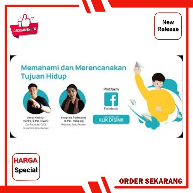 PROMO Kelas Satu Persen | Memahami Dan Merencanakan Tujuan Hidup