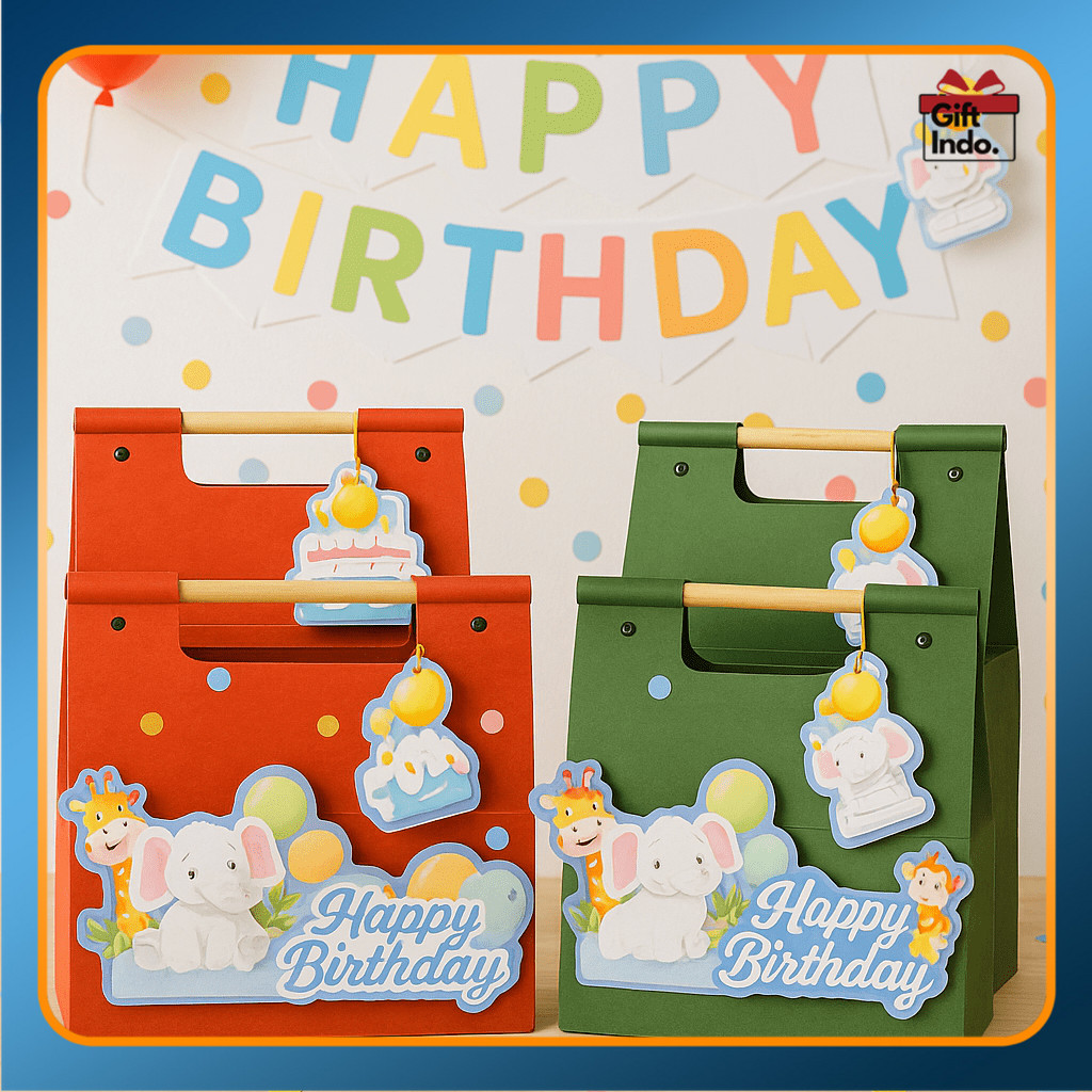 

Paperbag Handle Kayu Goodiebag Box Hampers Kotak Ulang Tahun Anak Souvenir Hadiah Box Jinjing Box Handle Jajan Kuat Tebal