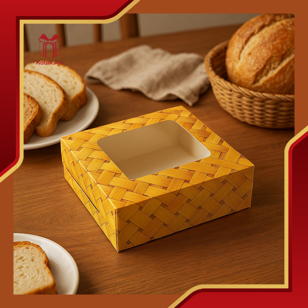 

Kotak Roti / Kotak Kue / Box Kue / Kotak Nasi / Box Nasi / Kotak Snack / Box Snack I HC01