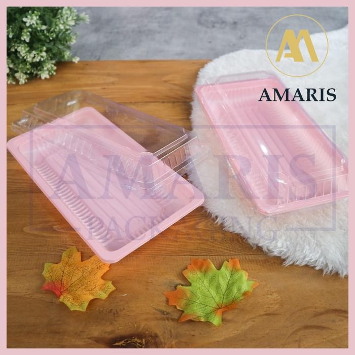 76_cm Amaris Packaging - Mika Brownies Sedang - Kotak / Wadah Makanan - MB02 - Merah Muda