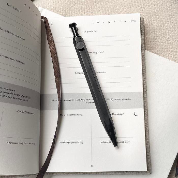 

New Cherman Wooden Pen / Pulpen Kayu / Luxury Pen - Black Wood Best Seller