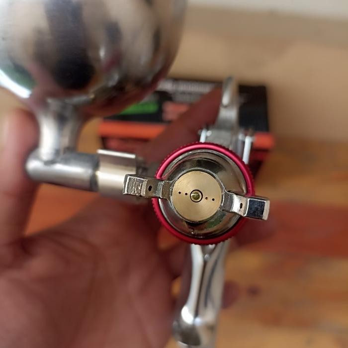 Tebaru PROMO SPRAY GUN KAPUSI JAPAN K710 black edition ALAT SEMPROTAN KOMPRESOR CAT TABUNG ATAS F75 