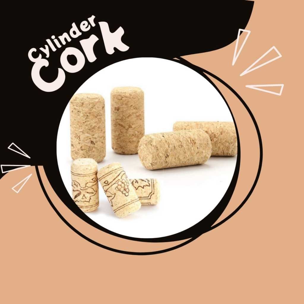 Imatton Wine Cylinder cork wine stopper tutup botol tutup kayu tutup gabus