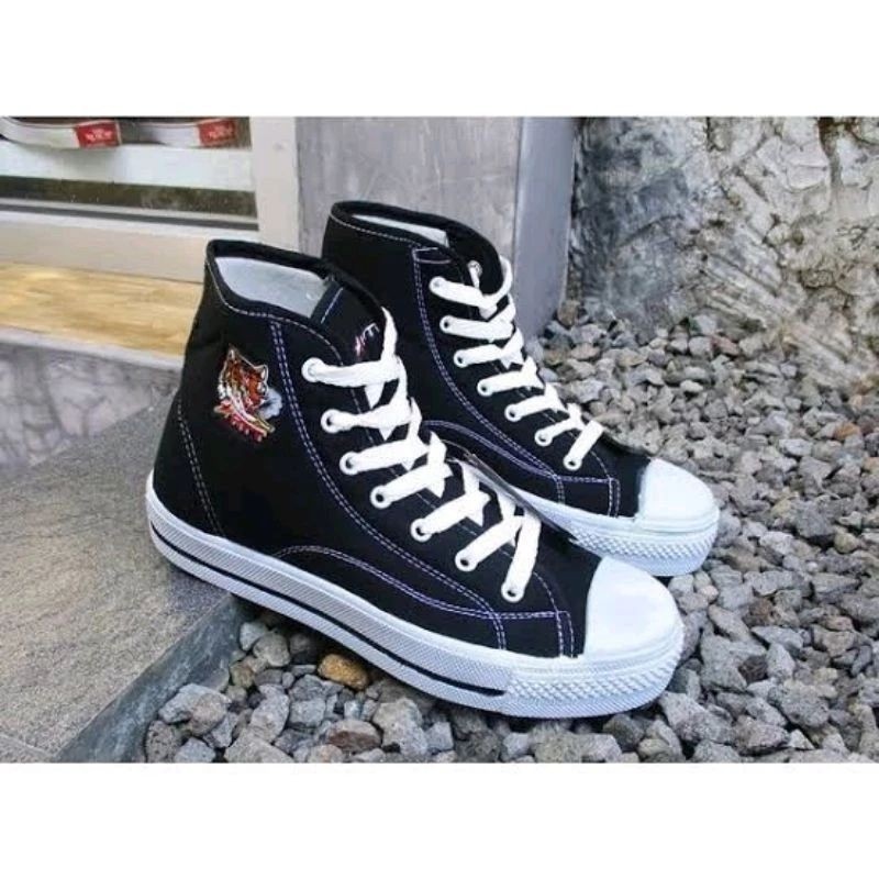 SEPATU PRO ATT MACAN / SEPATU PRO ATT TALI / Sepatu Sekolah Hitam Putih Anak Cowok & Cewek