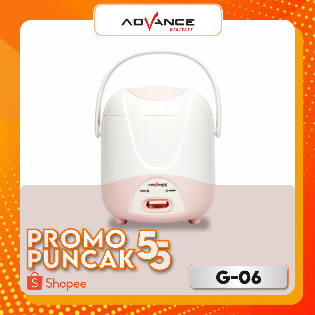 Mini Rice Cooker G-06 Digital 0.6L / Mini Rice Cooker Elektrik 0.6L Anti Lengket