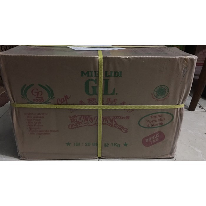 

Mie Lidi / Mie gomak GL Cap Harimau (Dus) isi 25bks khusus gojek grab