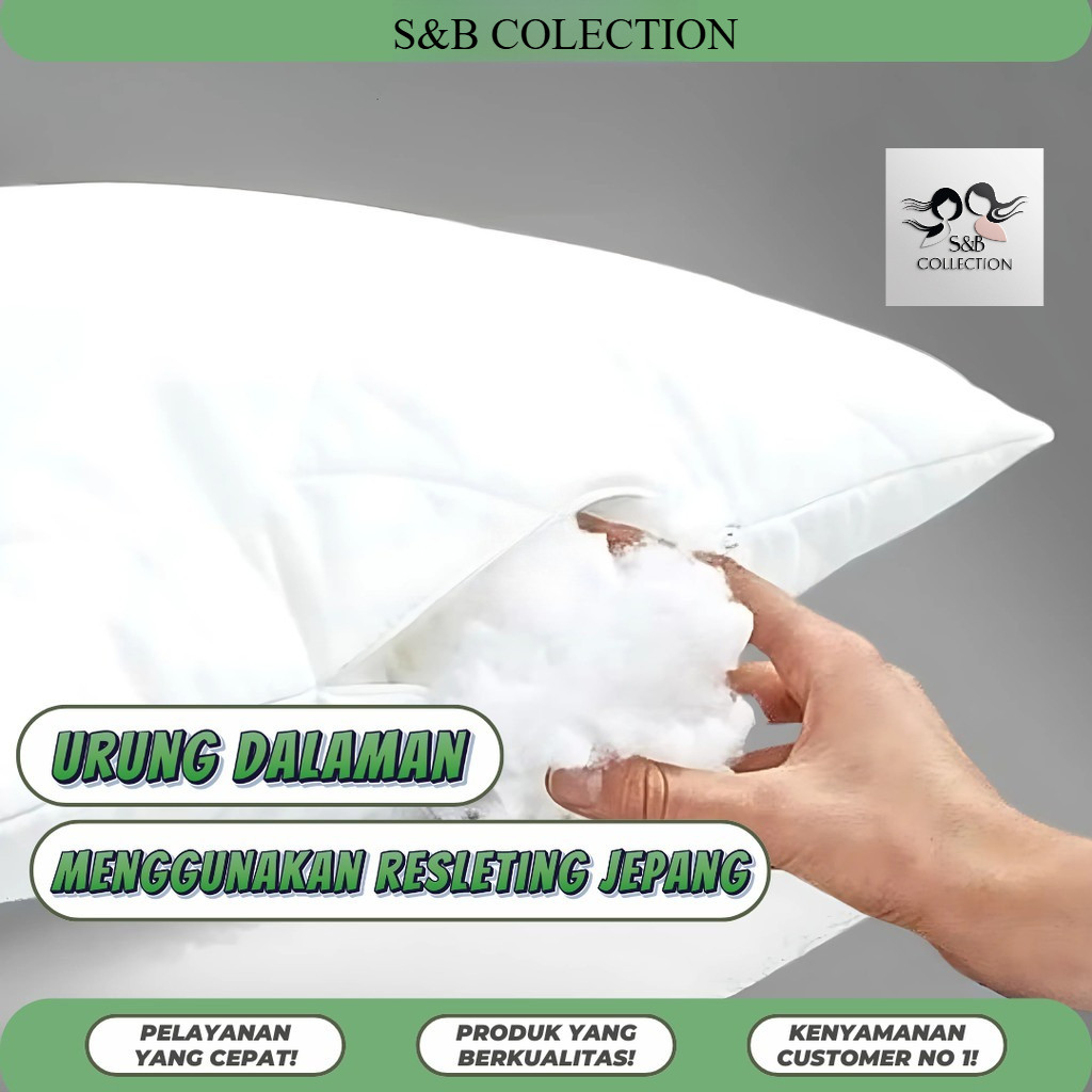 URUNG DALAMAN BANTAL RESLETING - URUNG BANTAL/URUNG GULING - SARUNG DALAMAN BANTAL RESLETING