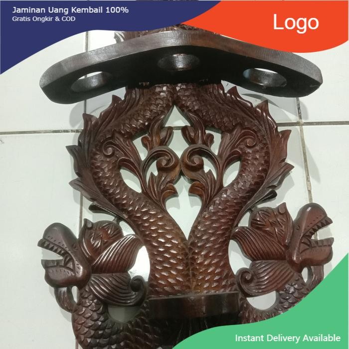 Blawong Keris Isi Tiga Motif Nogo Rojo Kembar ND11
