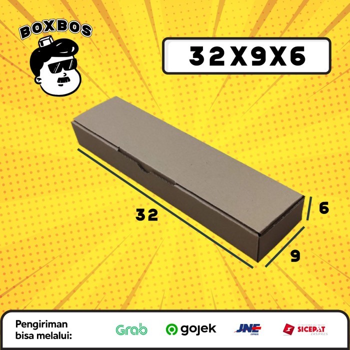 

32x9x6 CM Pizza KARDUS Corrugated Packaging Box packing Diecut