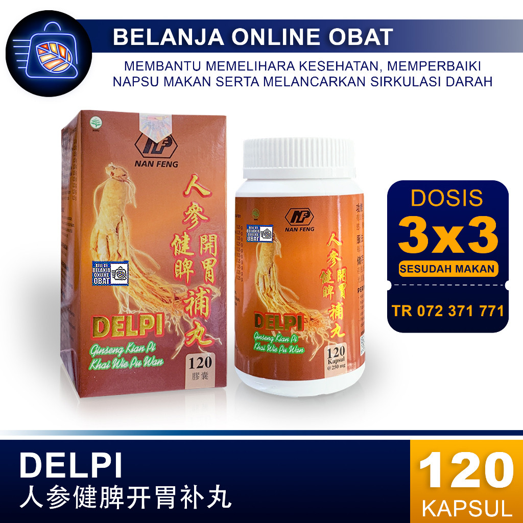 

Ready produk Original! GINSENG KIANPI PU WAN DELPI // Suplemen penambah berat badan