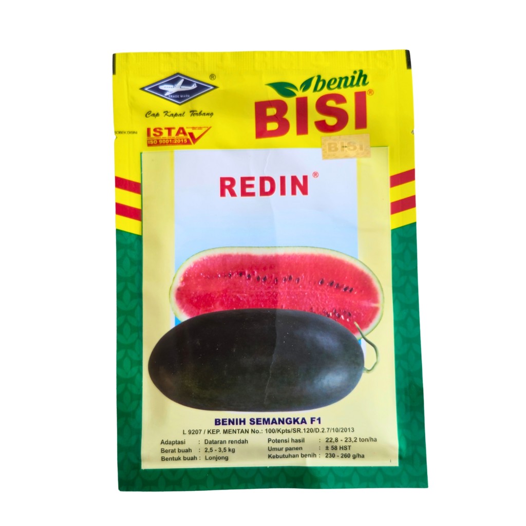REDIN F1 20gr Benih Semangka Original CAP KAPAL TERBANG Bibit Inul Merah Hibrida