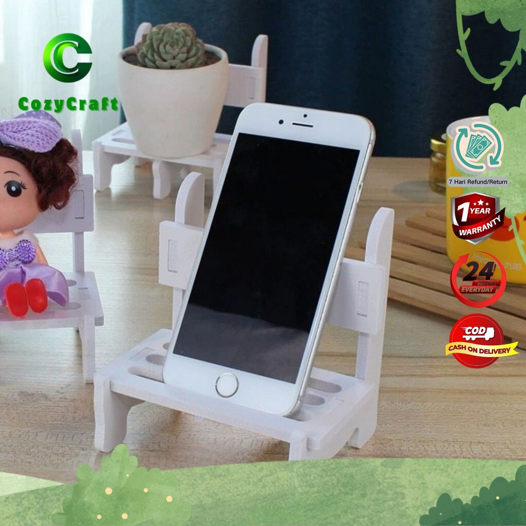CozyCraft - Rak Tempat Tatakan Handphone Tatakan Pajangan Hiasan Mainan Miniatur Action Figure Duduk