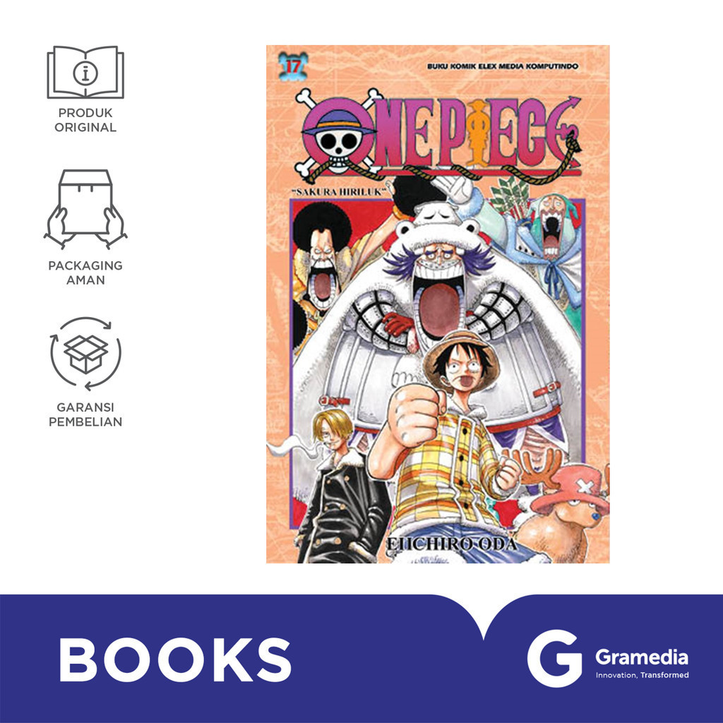 Gramedia Jambi - Komik One Piece 17 (2024) - Eiichiro Oda