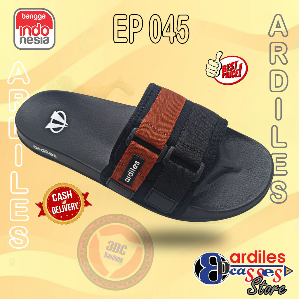 ARDILES EP 045 - Sendal Pria Slide Sandal Selop Slop Casual