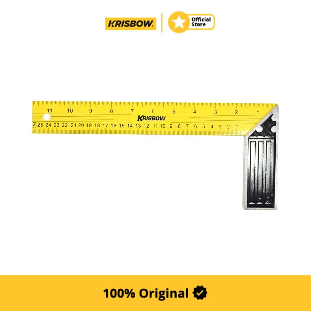 

Krisbow Try Square Penggaris Siku Besi 30 cm Lrtsq12