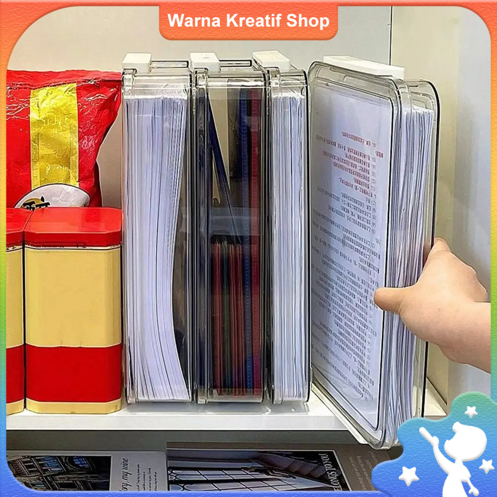 

Kotak Penyimpanan Kertas dan Map File Organizer Transparent Paper Box Storage Clear