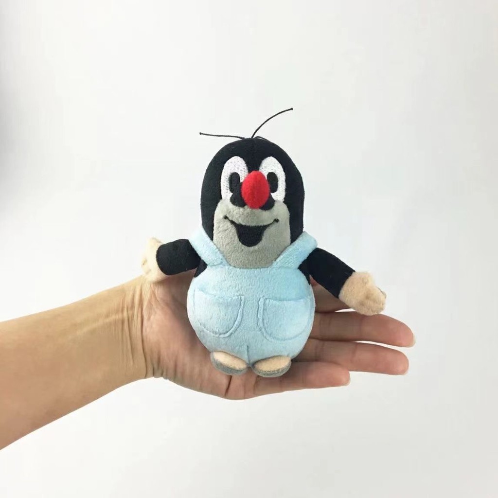 10cm Krtek Little Mole Cute Model Plush Toy Stuffed Doll key -ain Cartoon Animal Mouse Rat Baby Bedt