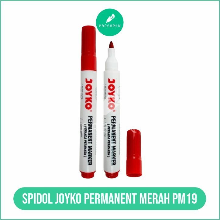 

[SG] Spidol Joyko Permanent Merah Pm19