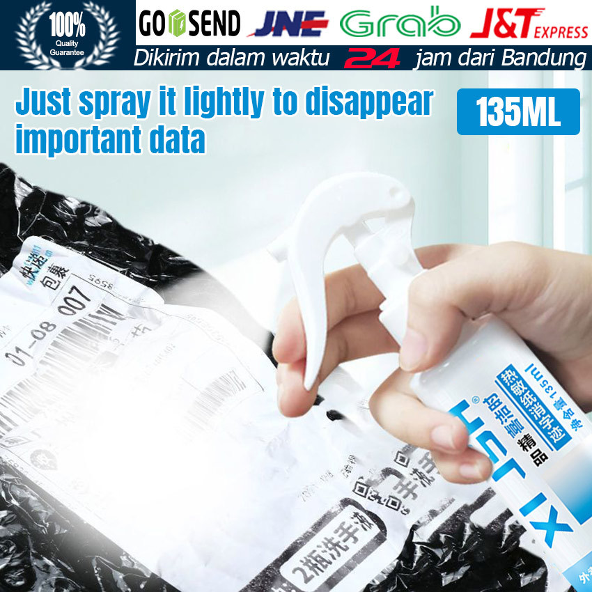 

135ML Cairan Penghapus Resi Botol Besar / Cairan Penghapus Ajaib Resi Botol / Cairan Penghapus Resi Tinta Thermal Paper Correction