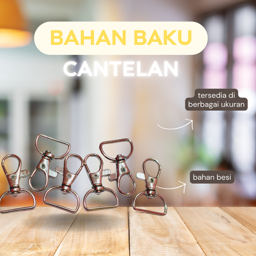 

Cantelan Kew-Kew,Pengait Besi untuk Pita,Lanyard dan Lainnya