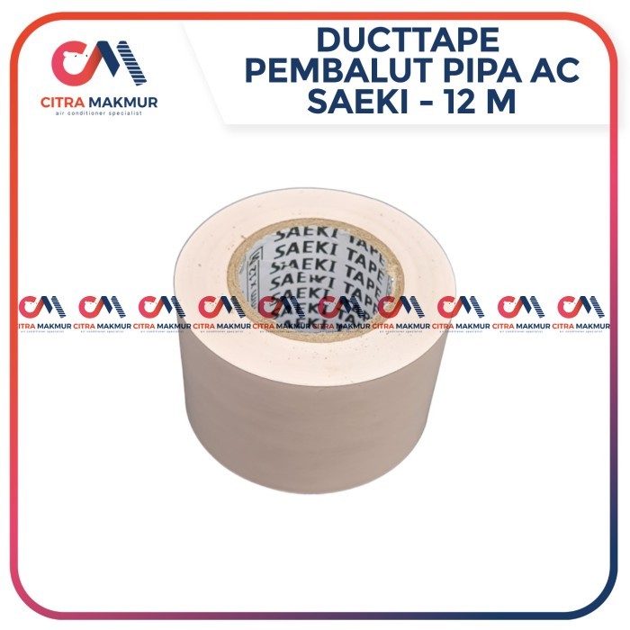 CAT99 Ducttape Lakban Pembalut Pipa AC Tembaga Lengket Lem Saeki 12 meter