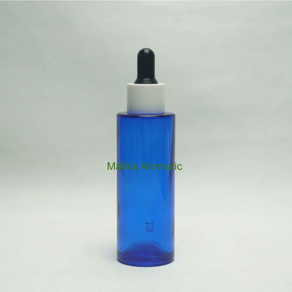 Serum 60 ml RF Biru Original Pipet Putih PP / Botol Pipet Karet / Botol Serum / Botol Kaca Kosmetik 