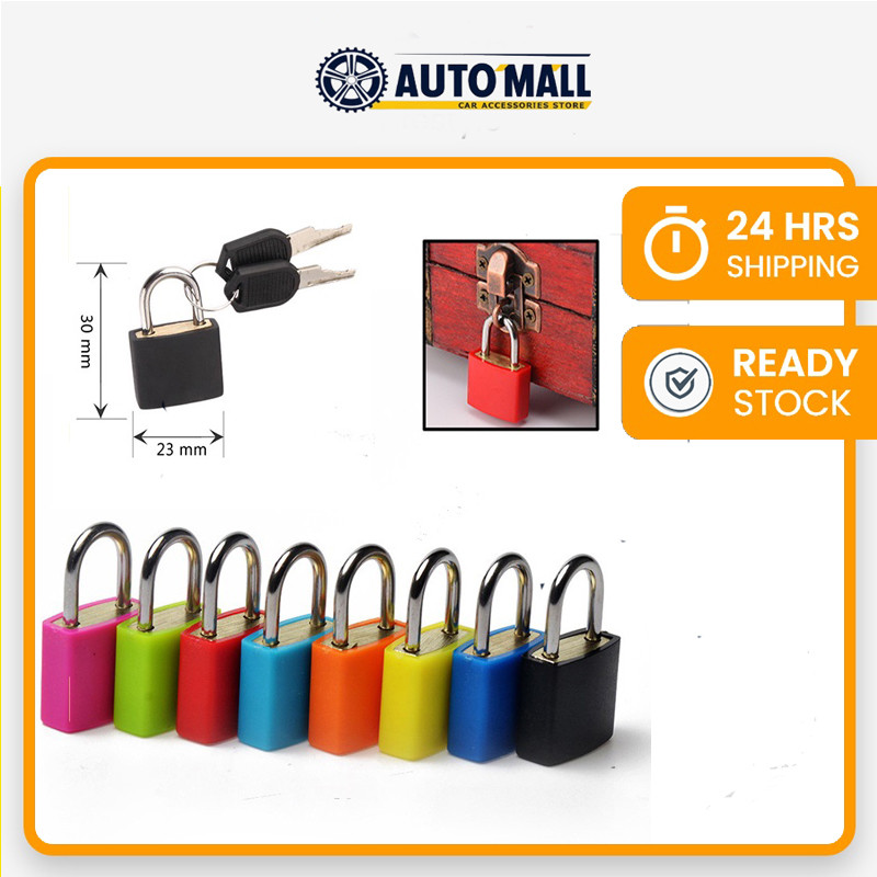 Gembok baja kuat kualitas tinggi kecil koper perjalanan buku harian