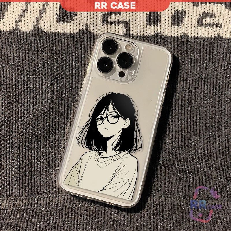 Casing Anime Girl Case OPPO A5 Reno 13 13F 12 Pro 5G 11F 11 10 OPPO A5 A3 Pro A60 C53 C63 C65 4G 8T 