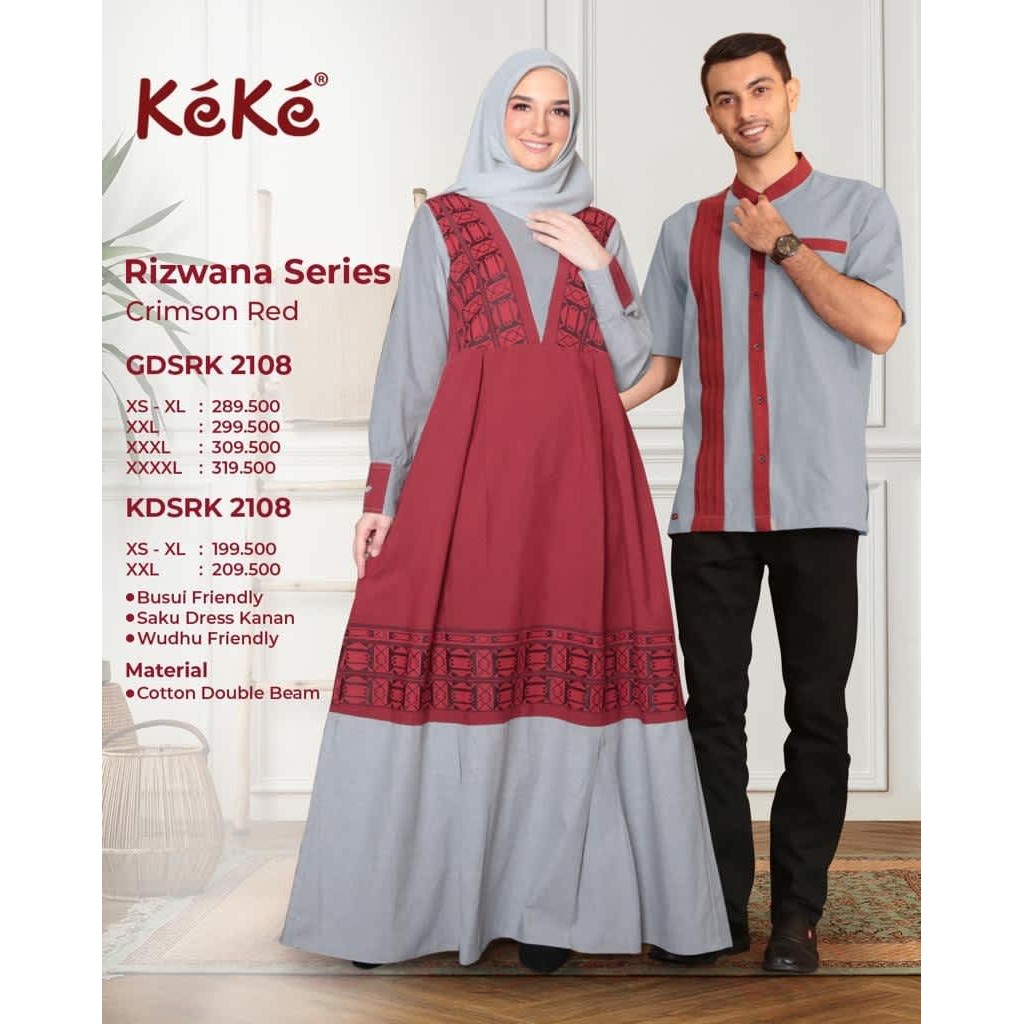 KEKE GAMIS DEWASA GDSRK 2110 CRIMSON RED